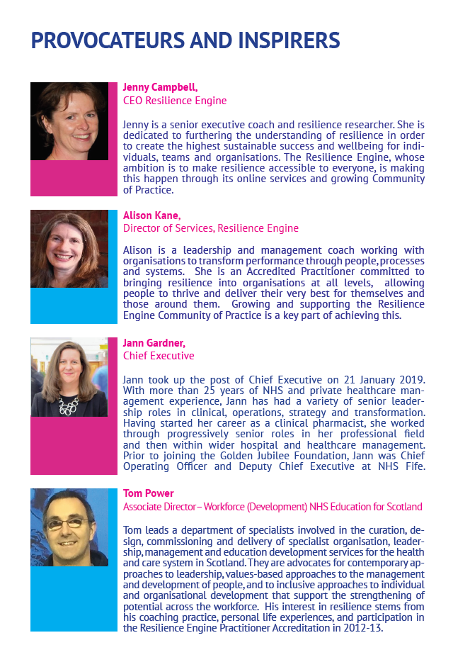 Community Of Practice 2019 Glasgow The Resilience Engine